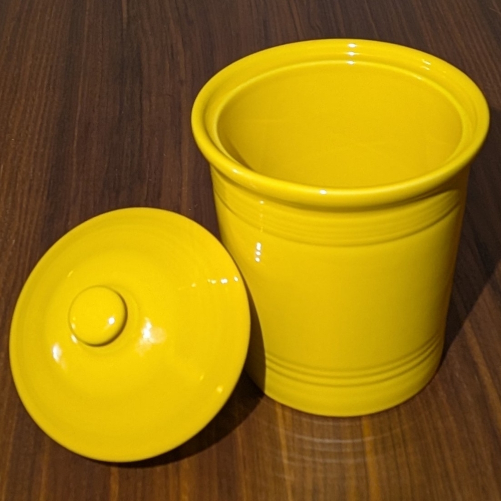 Fiesta Bright Yellow Canister with Lid